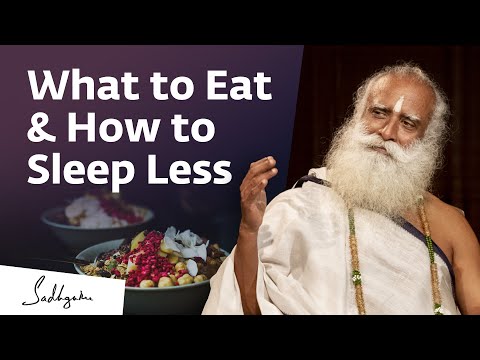 Video - Tips to Eat Right & Sleep Less For Students - Sadhguru