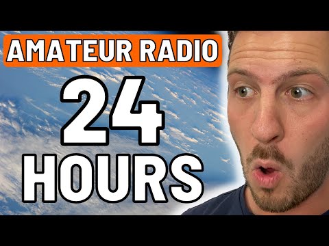 I'm LIVE RIGHT NOW in a Ham Radio Contest for 24 HOURS STRAIGHT! Stream #1