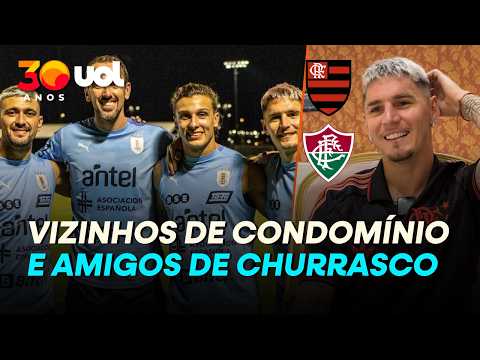 Varela revela amizade entre uruguaios do Flamengo e Fluminense e fala sobre seu futuro incerto no futebol.