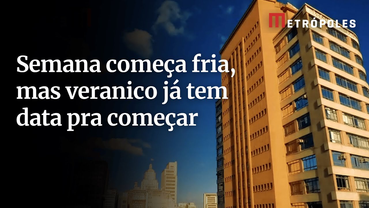Semana começa fria mas veranico já tem data pra começar