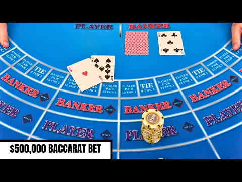 I WENT ALL IN & BET $500,000 ON ONE HAND OF BACCARAT IN $1,500,000 HIGH LIMIT SESSION!