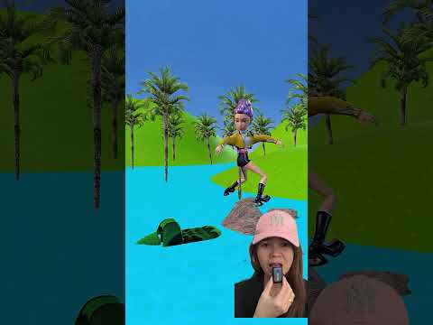 RUMI DIGIGIT BUAYA ⁉️MIRA JADI BUAYANYA 😱 #ramadanwithyoutube