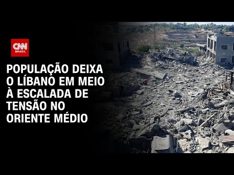 ​População deixa o Líbano em meio à escalada de tensão no Oriente Médio | CNN 360°