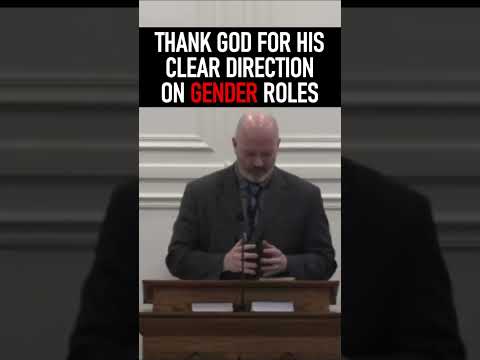 THANK GOD FOR HIS CLEAR DIRECTION ON GENDER ROLES - Pastor Patrick Hines Sermon #shorts #GodsWord