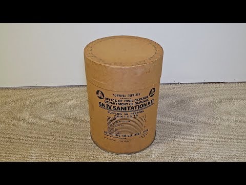 What's Inside Survival 1963 Sanitation Kit? - UCe_vXdMrHHseZ_esYUskSBw