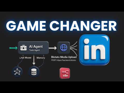 How to Get LinkedIn Engagement on Autopilot with AI (No-Code n8n Tutorial)