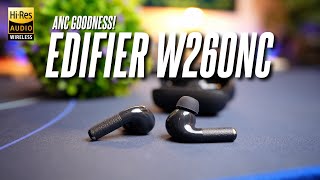 Vido-Test : Edifier W260NC Review! This Mid Range ANC Earbuds is the Bomb!