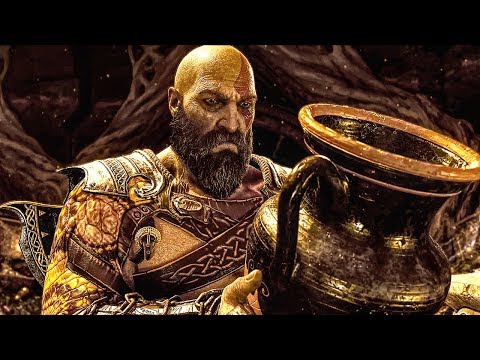 GOD OF WAR 4 Kratos Finds Spartan Relics Scene (PS4 PRO 60FPS) - UC1bwliGvJogr7cWK0nT2Eag