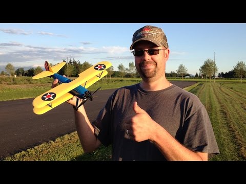 John's Flight Review of GBLynden's E-Flite UMX PT-17 Stearman - UCJ5YzMVKEcFBUk1llIAqK3A