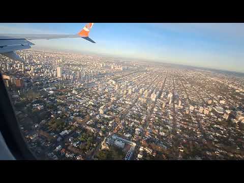 aterrissagem Argentina aeroporto jorge newbery