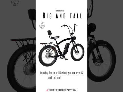 Taller and Bigger than most - we are the only major brand that actually builds their own bikes!!