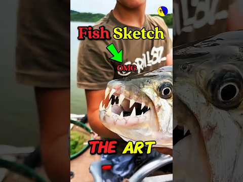 When Art Was the Camera 🎨🐟 #mindblowingfacts #facts #calmwhale #amazingfacts #funny #comedy #fish