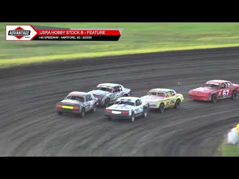 Hobby Stock | I-90 Speedway | 5-23-2020 - dirt track racing video image