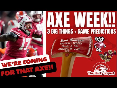 Wisconsin Badgers vs. Minnesota Golden Gophers! THE BATTLE FOR THE AXE! Preview & Predictions