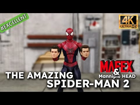 MAFEX Amazing Spider-Man 2 w/ Manniple Head 1/12 action figure Unboxing REVIEW #mafex #spiderman