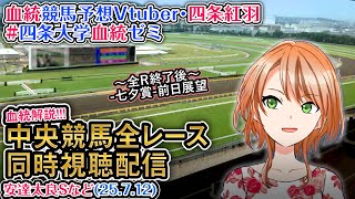 【競馬同時視聴配信】安達太良Sほか全R対象 2025 中央競馬ライブ  四条大学血統ゼミ
