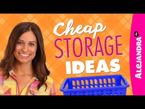 Cheap Storage Ideas - Dollar Store Haul - UCcvu0uB6SzugED_5FEC7Z0Q