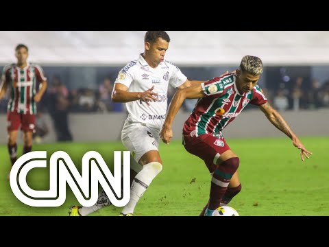 Santos e Fluminense ficam no 2 a 2 na Vila Belmiro | AGORA CNN