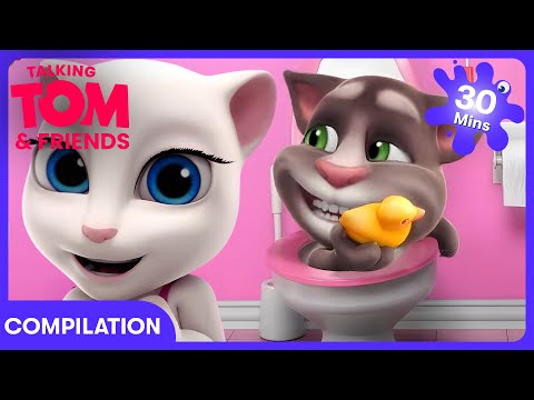 Talking Tom - Penyelamatan Bebek Angela | WildBrain Anak-Anak | WildBrain Anak-Anak