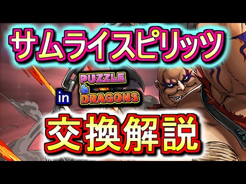 【微課金目線で最終評価】サムライスピリッツコラボガチャの交換は必要か、ランク付けをした上で徹底解説します。【パズドラ】