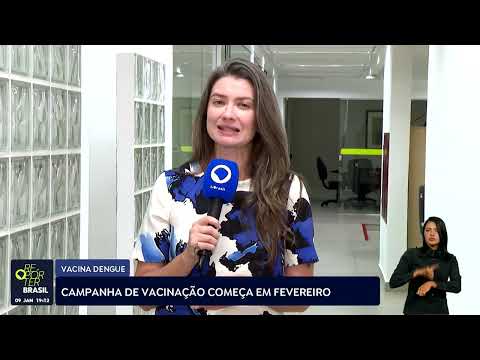 Campanha de vacinação contra dengue começa em fevereiro