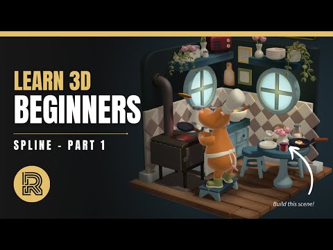 Learn 3D for Beginner's with Spline - Part 1