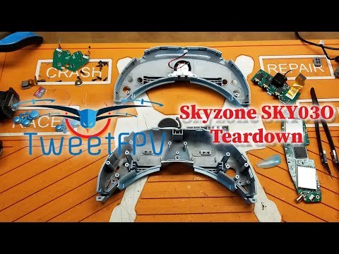 Skyzone SKY 03O FPV goggle disassembly. - UC8aockK7fb-g5JrmK7Rz9fg