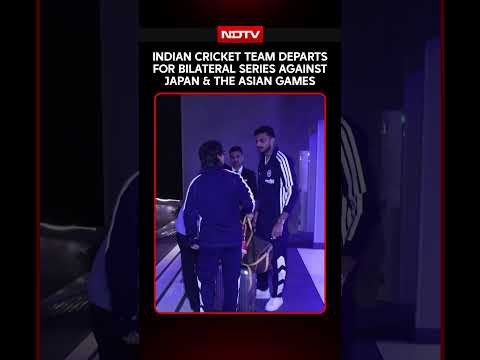 Indian Cricket Teams Leaves For Japan; To Play Bilateral Series Before Participating In Asian Games