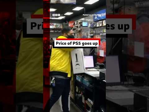 PS5 price jumps £40 as Sony cites 'challenging' market conditions. #PS5 #BBCNews