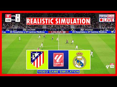 ATLÉTICO MADRID VS REAL MADRID | PREMIER LEAGUE 2026/2027 | PES 2021 SIMULATION