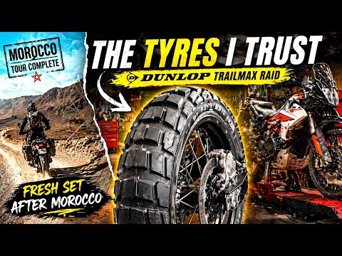 The ONLY Tyres I Trust After Morocco... | Dunlop Trailmax Raid