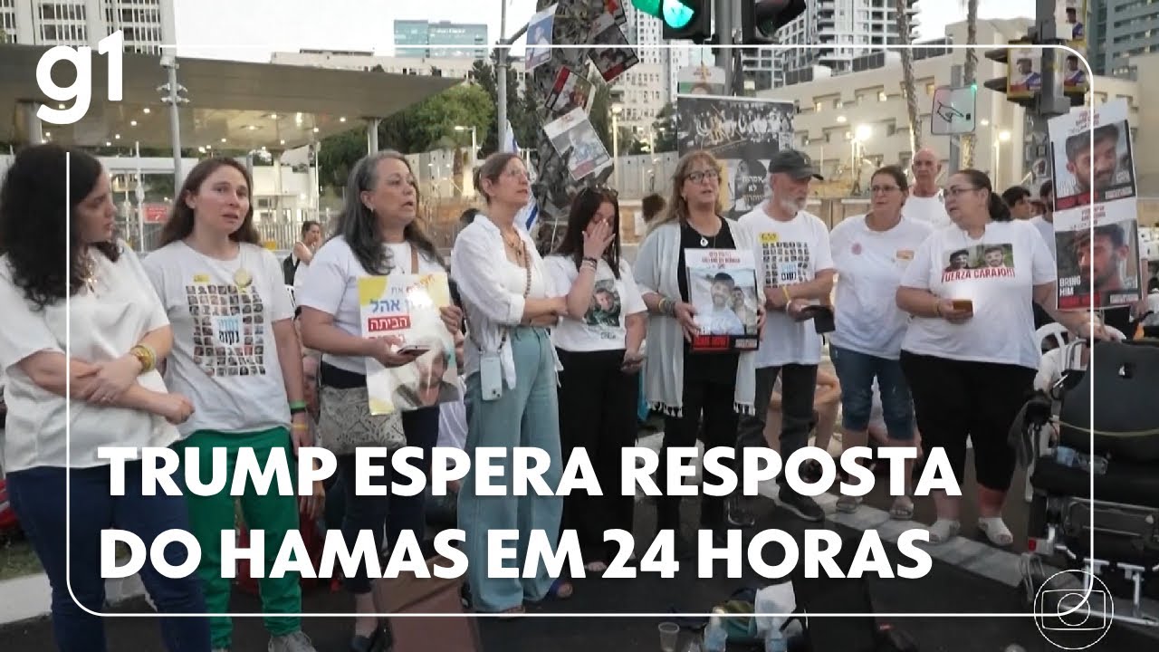 Trump diz que espera resposta do Hamas em 24 horas