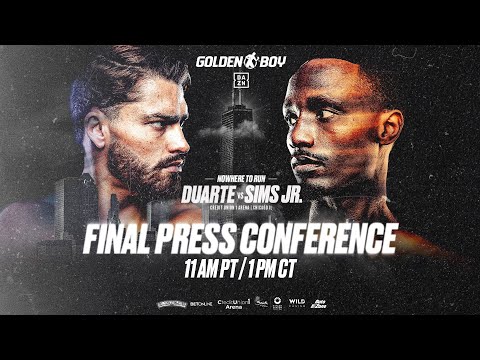 FINAL PRESS CONFERENCE | Oscar “La Migraña” Duarte vs. Kenneth “Bossman” Sims Jr.