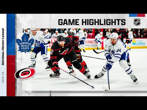 Maple Leafs @ Hurricanes 3/25 | NHL Highlights 2023