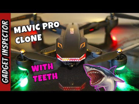 Visuo XS809S Battle Shark Drone Review | Mavic Pro Clone - UCMFvn0Rcm5H7B2SGnt5biQw