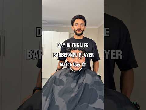 DITL Barber/NPL Player 💫 #melbournebarber #barber #nplvic #football