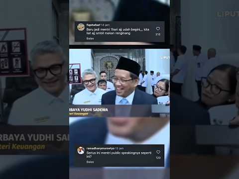 Kita yakin Anda jago #bangjago #mountici #hutri80 #menkeu #reshufflekabinet #purbayayudhisadewa