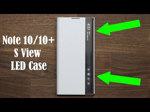 Official Galaxy Note 10 Plus LED S-View Flip Cover Case - Review - UCKlOmM_eB0nzTNiDFZibSSA