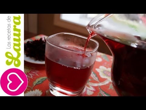 Agua de Jamaica Las Recetas de Laura Mexican beverages Diuréticos - UCbtJ9-FGxyT76V5ebEDNhgg