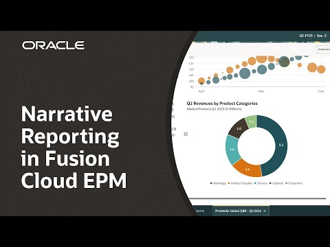 Narrative Reporting in Oracle Fusion Cloud EPM: Demo