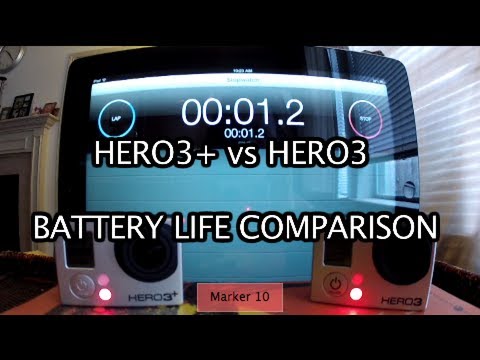 GoPro Hero3+ vs Hero3 Battery Life Comparison - 1080p 30fps - GoPro Tip #246 - UCTs-d2DgyuJVRICivxe2Ktg