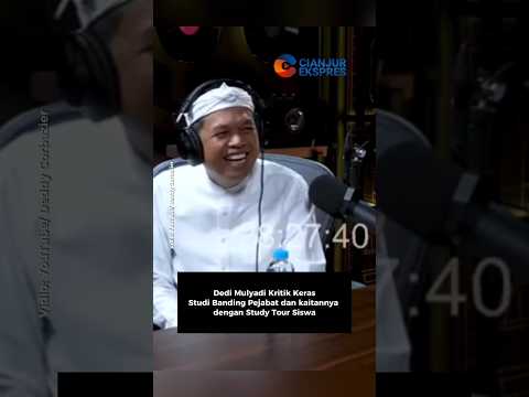 Dedi Mulyadi Kritik Studi Banding Pejabat dan kaitannyadengan Study Tour Siswa #kdm #deddycorbuzier