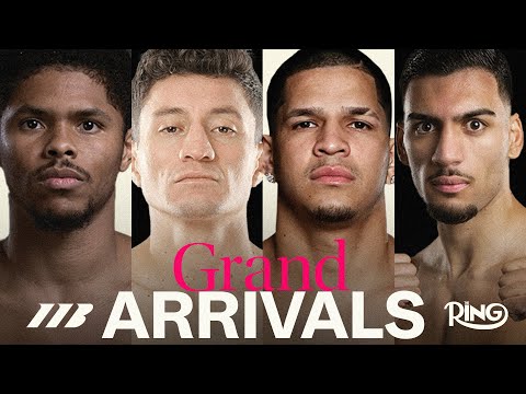 Shakur Stevenson Vs William Zepeda & Edgar Berlanga Vs Hamzah Sheeraz | Grand Arrivals *Live*