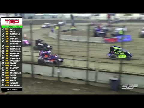 12.14 POWRi Outlaw Non-Wing Micro Sprint League | Knepper 55 Highlights - dirt track racing video image