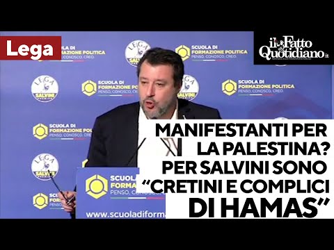 Manganellate a Pisa, Salvini: "Giù le mani da polizia". E attacca gli studenti: "Cretini pro-Hamas"