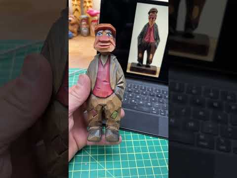 Making a woodcarving pattern #folkart #whittling #woodcarving #diy #woodworking #howto  #basswood