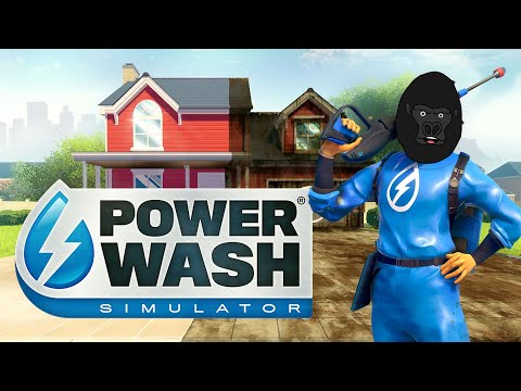 【PowerWash Simulator】週末なので掃除でもしますか。【バーチャルゴリラ】