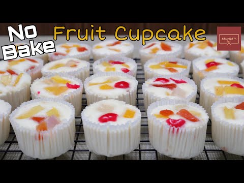 Steamed Fruit Cocktail Cupcake | KitcheNet Ph