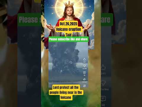 Taal Volcano eruption #fypviralシ #news #Jesus #volcano