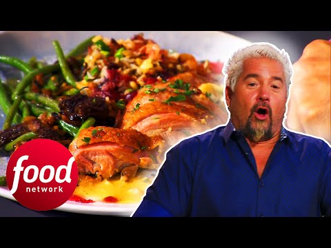 Guy's Thanksgiving Throwdown With A Dash Of Chaos! | Guy's Grocery Games